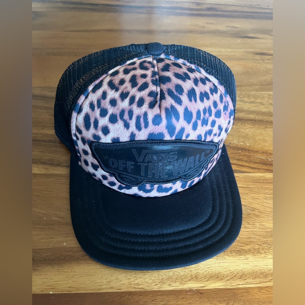 Vans Leopard Print Trucker Hat